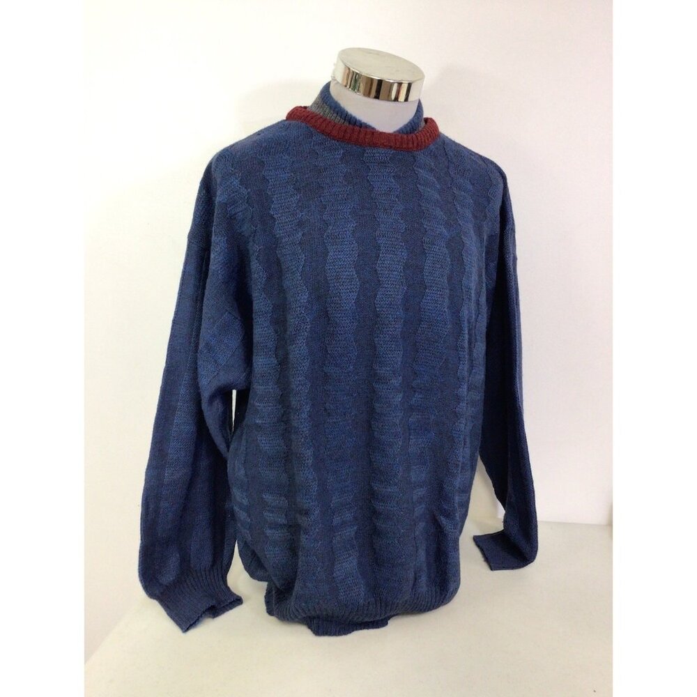 Vintage Wool Ski Sweater Made in Italy Mens Large